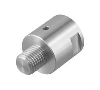 Yuanpgky Adattatore mandrino mandrino per tornio lavorazione del legno 1" x 12TPI a 1" x 8TPI Convertitore di filettatura in acciaio per tornio Compatibilità accessori con paletta