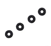 Yuanpgky Anelli da pesca in silicone per sartiame stravagante, 100 pezzi, connettori ad alta elasticità e durata, compatibili con esche a vite senza fine (1#)