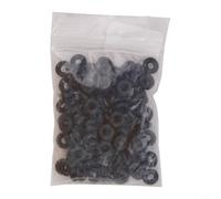 Yuanpgky Anelli da pesca in silicone per sartiame stravagante, 100 pezzi, connettori con elevata elasticità e durata, compatibili con esche a vite senza fine (2#)