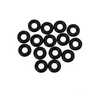 Yuanpgky Anelli da pesca in silicone per sartiame stravagante, 100 pezzi, connettori con elevata elasticità e durata, compatibili con esche a vite senza fine (3#)