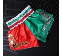 Yuanpgky Anotherboxer - Pantaloncini da Muay Thai per uomo e donna, pantaloni da combattimento per MMA, con elastico in vita, misto fibra di poliestere, abbigliamento sportivo traspirante per