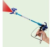 Yuanpgky Asta di prolunga ugello da 30 cm per macchina a spruzzo ad alta pressione con rotazione di 180 gradi e deflettore di separazione del colore, struttura in lega per pittura murale e ponte (20