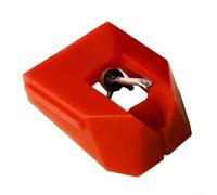 Yuanpgky AT-For VMN95E Puntina di ricambio per giradischi Audio Technica AT-LP120X, compatibile con cartucce serie VM95, ago ellittico MM con lega di alluminio (rosso)