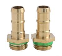 Yuanpgky Bacchetta spray regolabile in acciaio inox con manico bloccabile, punte in ottone per tubi da 3/8" e 1/4", set di bacchette da giardino da 73,7 cm (2 pezzi da 3/8")