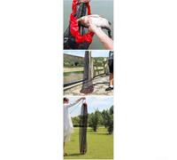 Yuanpgky Borsa pieghevole a rete da pesca con picchetto, rete per pesci vivi, per pesca all'aperto e selvaggia, struttura in nylon e acciaio inossidabile, compatibile con bundle (40 x 0,5 m)