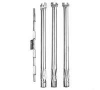 Yuanpgky Bruciatore in acciaio inox 69787 da 46 cm per griglie Weber serie 300, parti di ricambio per grill a gas con tubo incrociato