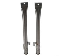 Yuanpgky Bruciatore in acciaio inox di ricambio per Nexgrill 720-0783E 720-0830A 720-0830D BBQ Pro Members Mark per Kenmore Grills 14,875 pollici Set di 4 (vite a croce B)