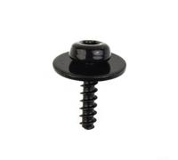 Yuanpgky Bullone per deflettore per diga d'aria, 10 pezzi, nero, M5-2,2 x 20 mm, Torx Sems, per messa a fuoco sotto lo scudo del motore, deflettore per diga d'aria, parti di ricambio