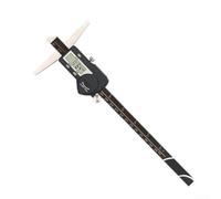 Yuanpgky Calibro digitale a corsoio con cerniere in acciaio inox, schermo di blocco, display LCD, uscita dati USB e spegnimento automatico per una lettura accurata (0-200 mm)