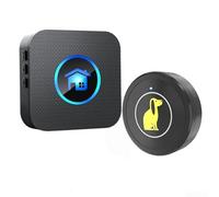 Yuanpgky Campanello wireless per cani per addestramento al vasino con pulsante sensibile al tocco, volume regolabile fino a 110 dB, 55 suonerie, facile da installare, per il segnale dei cani (1
