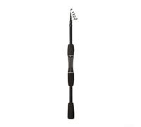 Yuanpgky Canna da pesca telescopica portatile, 1,5 m - 2,1 m, in fibra di carbonio, con potenza ML, per laghi, fiumi e bacini idrici, manico dritto o curvo, restringimento 45-51 cm (manico dritto 1,8