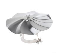 Yuanpgky Cappuccio per camino in acciaio inox per tetti del Regno Unito, tappo antipioggia per canna fumaria, stufa e sfiato del tetto, diametro 6 cm, copertura per pioggia, detriti, neve e animali |