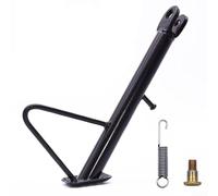 Yuanpgky Cavalletto laterale elettrico per bici E-For, regolabile da 14 a 20 cm, in acciaio, con cavalletto singolo, compatibile con scooter elettrico e auto a batteria (24 cm)