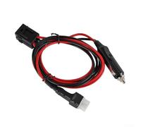 Yuanpgky Cavo di alimentazione a onde corte fusibile 30 A per Yaesu FT-857D FT-897D e per radio Icom IC-725A con cavo e presa 12AWG ad alta resistenza, 1,5 metri per auto