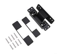 Yuanpgky Cerniera a scomparsa per installazione di armadi e mobili, cerniera regolabile in lega di zinco con angolo di apertura di 110°, supporta fino a 60 kg, adatta per (nero)