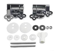 Yuanpgky Cerniera rallentata per sedile WC, in lega di zinco, angolo di apertura di 115°, anti-shock e riduzione del rumore, compatibile con la maggior parte dei coperchi WC e dei coperchi ribaltabili