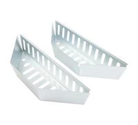 Yuanpgky Cestello per carbonella in acciaio inox per bollitore e grill, confezione da 2 accessori per barbecue con design salvaspazio per cottura a calore indiretto e per una facile manutenzione (0,6