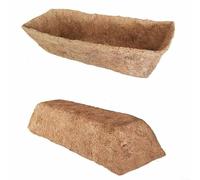 Yuanpgky Cestino rotondo da appendere, rivestimento in fibra di cocco naturale, ricambio per cesti di fiori da giardino, piantagione edera, bocca di leone, clorofito, traspirante, degradabile (76,2 cm