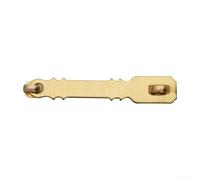 Yuanpgky Chiavistello per porta in ottone per porte in legno, stile cinese, stile vintage, lunghezza 15 cm, distanza tra i fori di 13 cm, finitura in bronzo anticato e ottone, per una lunga durata