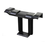 Yuanpgky Confezione da 10 clip per guida dell'acqua fotovoltaica per la pulizia dei pannelli solari, robusto materiale ABS con efficiente drenaggio dell'acqua e fanghi, nero (33 mm)