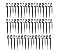 Yuanpgky Confezione da 50 ugelli rotanti di tipo G per sistemi di irrigazione con inserto per pavimento lungo 20 cm, spruzzatore a goccia regolabile per irrigazione agricoltura giardino