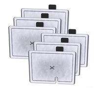 Yuanpgky Confezione da 6 cartucce filtranti per acquario, con doppio strato in rete di carbonio e zeolite, trattamento per sistema di depurazione dell'acqua (S)