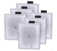 Yuanpgky Confezione da 6 cartucce filtranti per acquario, con doppio strato in rete di carbonio e zeolite, trattamento per sistema di depurazione dell'acqua (L)