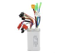 Yuanpgky Controller CC brushless per scooter elettrico 36 V 48 V 350 W, compatibile con LIVIAE M7, 36 V20 A 48 V20 A, struttura in plastica e metallo, argento (36 V)