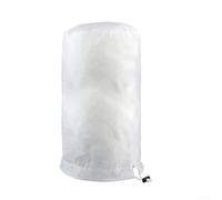 Yuanpgky Copertura antigelo con cerniera in tessuto non tessuto con coulisse, copertura per il freddo significato bianco protezione delle piante da giardino arbusti per piante (120 x 180 cm)