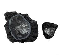 Yuanpgky Copertura impermeabile per cestino della bicicletta e sella con collare elastico per la maggior parte dei cestini della bicicletta, materiale in tessuto Oxford, 45 x 35 x 25 cm