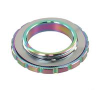 Yuanpgky Copertura per blocco centrale per anello per mountain bike, in lega di alluminio, copertura del disco con vite, diametro esterno 44 mm, diametro interno 25,5 mm, altezza 8 mm, sette colori)