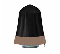 Yuanpgky Copertura per fontana da esterno per vaschetta per uccelli da giardino e fontane a più livelli, impermeabile, 91,4 cm di profondità x 106,7 cm di altezza, poliestere 420D con rivestimento in