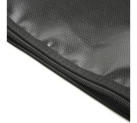 Yuanpgky Custodia impermeabile ignifuga per documenti, resistente al fuoco, con tessuto in vetro di silice, protezione dal calore 700 °C, nero (27 x 16 cm, 90 g) (34 x 25 cm)