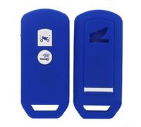 Yuanpgky Custodia in silicone per chiave PCX 150, X-, per SH125, Scoopy, SH300, forza 125 e forza 300 (modelli 2016-2018) con protezione antigraffio e (blu scuro)