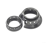 Yuanpgky Decorativo per anello in alluminio CNC per DAIWA TATULA per mulinelli da pesca STEEZ ALPHAS, finitura anodizzata, 2,9 g, parte lavorata leggera compatibile con Alpha Air (grigio scuro)