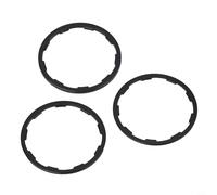 Yuanpgky Distanziale per cassetta del volano in lega di alluminio 1/1,5/2/1,85/2,18/2,35 mm per mozzo libero, base a torre nera, confezione da 3 (1 mm + 1,5 mm + 2 mm)