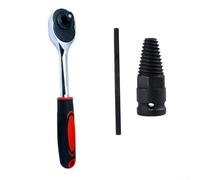 Yuanpgky Estrattore di viti rotte con adattatore quadrato da 1/2" per tecnici di riparazione professionisti e appassionati di fai da te, realizzato in acciaio di lunga durata per la casa e (c)