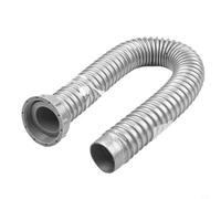 Yuanpgky Filtro per tubo di scarico per lavello da cucina, 58 mm, con anelli in gomma pre-attaccati per il drenaggio delle acque reflue, per una facile installazione, realizzato in polipropilene di