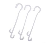 Yuanpgky Ganci di supporto per piante da 130 mm per pomodori, peperoni, cetrioli - Clip a J in plastica riutilizzabili per far cadere i frutti - Confezione da 50 o 100 (50 pezzi)