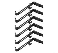 Yuanpgky Ganci natalizi regolabili, 6 ganci doppi in ferro dietro la porta, non sono necessari fori per decorazioni natalizie, ghirlande, lanterne