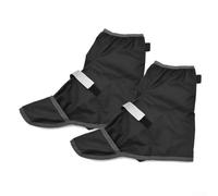 Yuanpgky Ghette impermeabili in poliestere per escursioni e uso esterno con strisce riflettenti, adatte per scarpe di taglia 40-43, elastici sicuri per mantenere le scarpe asciutte, compatibili con