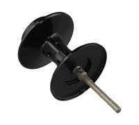 Yuanpgky Gruppo bobina modificato per mulinello DAIWA TATULA SV TW103 Baitcasting, componente di ricambio per mulinello da pesca in lega di alluminio, compatibile con YGK Line 150 m n. 2 (nero)