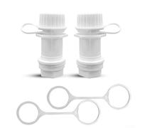 Yuanpgky Gruppo di scarico filettato di ricambio progettato per Igloo 50165 Qt si adatta a 1 pezzo pollici come refrigeratori con pareti a tenuta stagna diametro esterno design del dispositivo di
