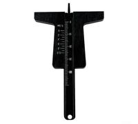 Yuanpgky Guida per calibro di profondità e scanalatura a barra per catene per motosega da 1/4" 3/8" P 0,8 cm, struttura in acciaio al carbonio medio con guide per limatura ad angolo superiore