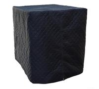 Yuanpgky IBC - Copertura per serbatoio da 1000 l, isolamento termico, protezione dai raggi UV, in tessuto Oxford, copertura invernale per serbatoio dell'acqua piovana (nero)