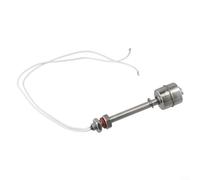 Yuanpgky Interruttore galleggiante in acciaio inox da 100 mm per rilevamento verticale del livello dell'acqua, NO/funzionamento reversibile, valutazione 0,5 A, sensore di controllo del livello del