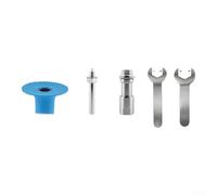 Yuanpgky Kit adattatore per smerigliatrice angolare con interfaccia M10/M14, include più dischi abrasivi e tamponi di lucidatura per applicazioni in metallo, legno e pietra (C)