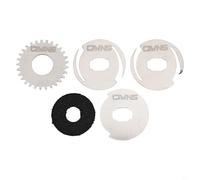 Yuanpgky Kit di chiusura per mulinello da pesca con rondella in carbonio e pignone in metallo per mano destra, parti di riparazione in acciaio inox compatibili con