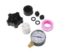 Yuanpgky Kit di manutenzione per filtri a sabbia e manometro di ricambio per filtri a sabbia, compatibile con attrezzature da piscina EC30/EC40/S160T/S200/S240, include manometro, scarico