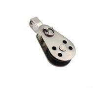 Yuanpgky Kit di pulegge in acciaio inossidabile marino per canoa rafting sistema carrello di ancoraggio compatibile con corda da 2-8 mm per hardware SS316 di lunga durata per accessori nautici